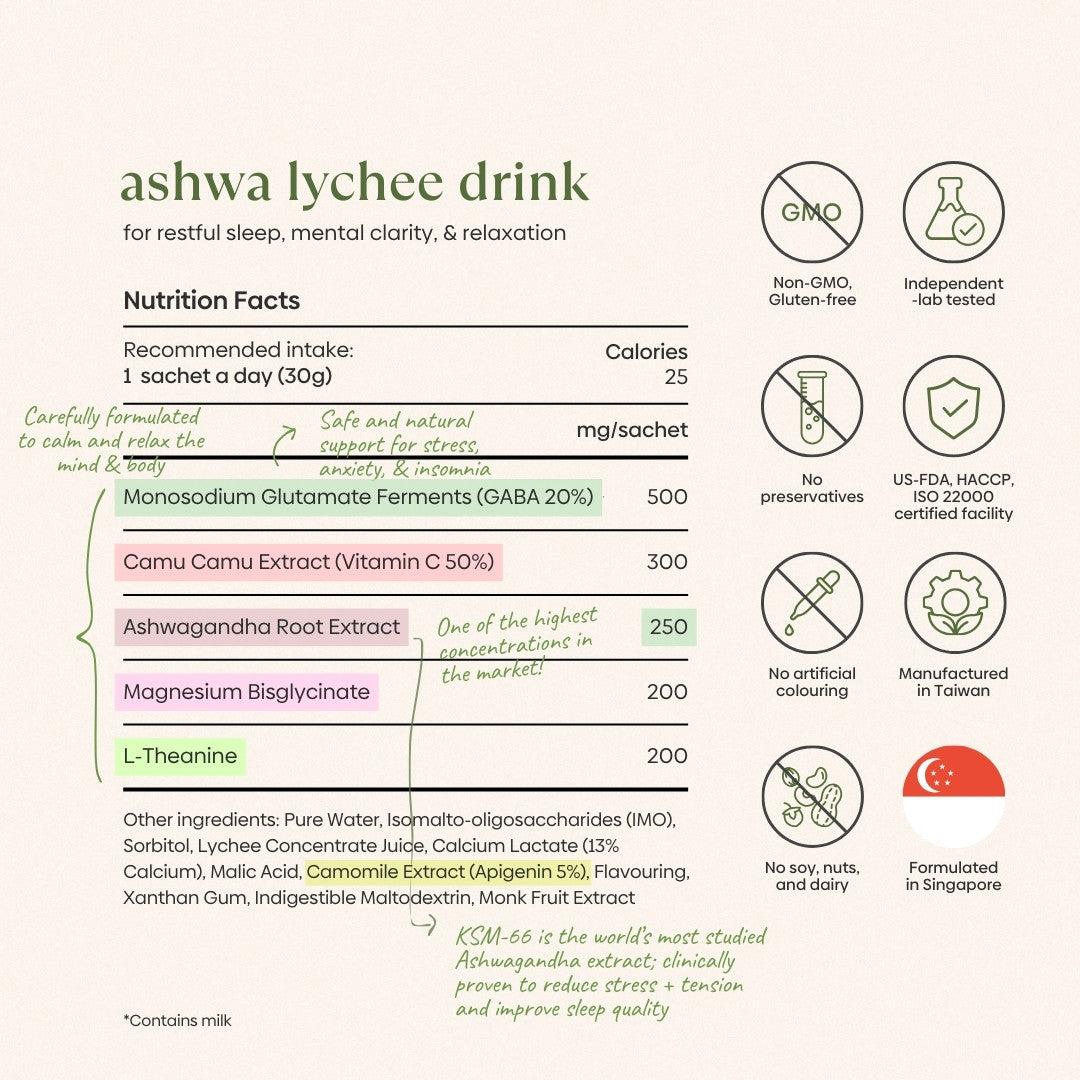 Ashwa Lychee Drink - Image 7