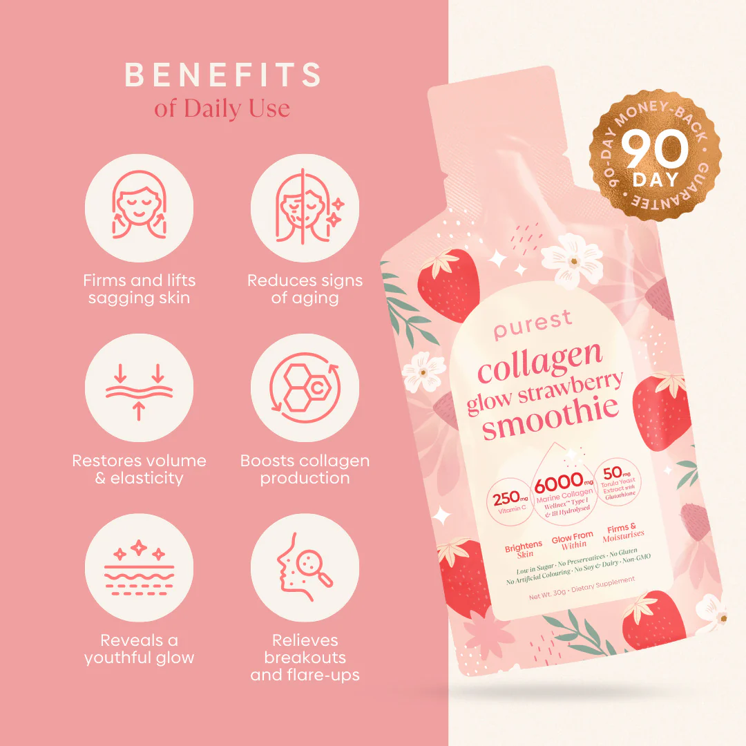 Collagen Glow Strawberry Smoothie - Image 3
