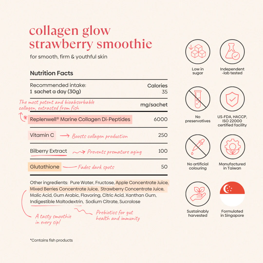 Collagen Glow Strawberry Smoothie - Image 7