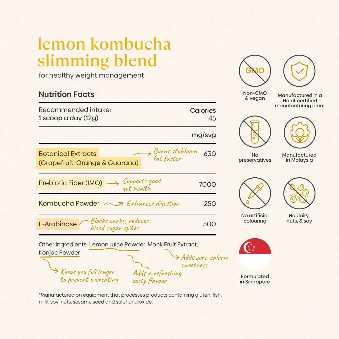Lemon & Kombucha Slimming Blend - Image 7